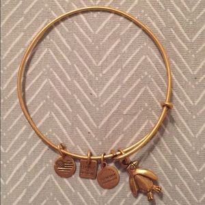Gold Alex and Ani Bracelet
