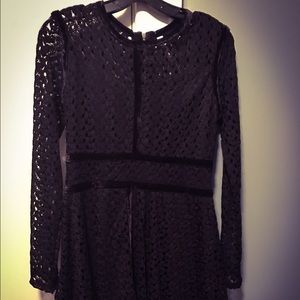  SALE! Black Dress with Velvet Details SALE! Black Dress with Velvet Details