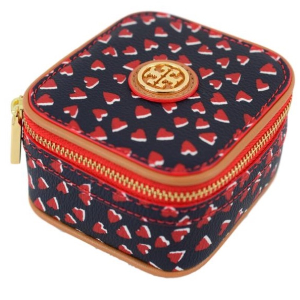 SOLD NWT Tory Burch Jewelry Case - Hearts