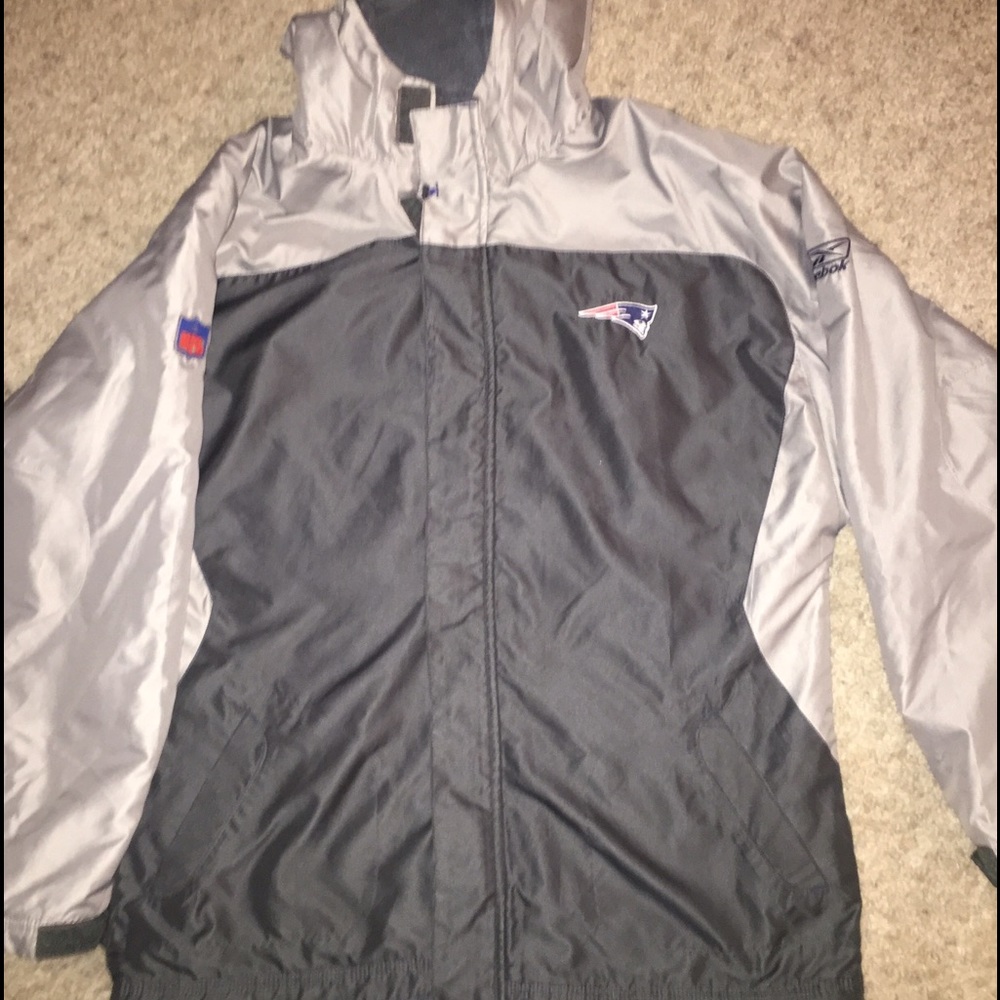 NFL Patriots Jaxket with hood.