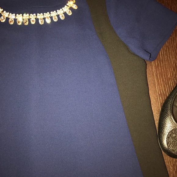 J.Crew Color Block Top Sz 6 - Picture 2 of 2