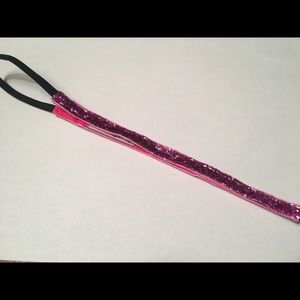 Pink sparkly NEVER WORN Sweaty Band headband