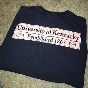 University of Kentucky navy short sleeve tee