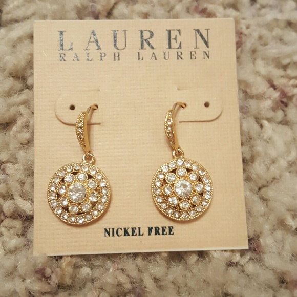 Ralph Lauren Jewelry - Ralph Lauren NWT earrings goldtone nickel free