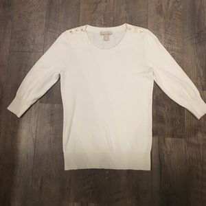 Small Banana Republic ivory sweater