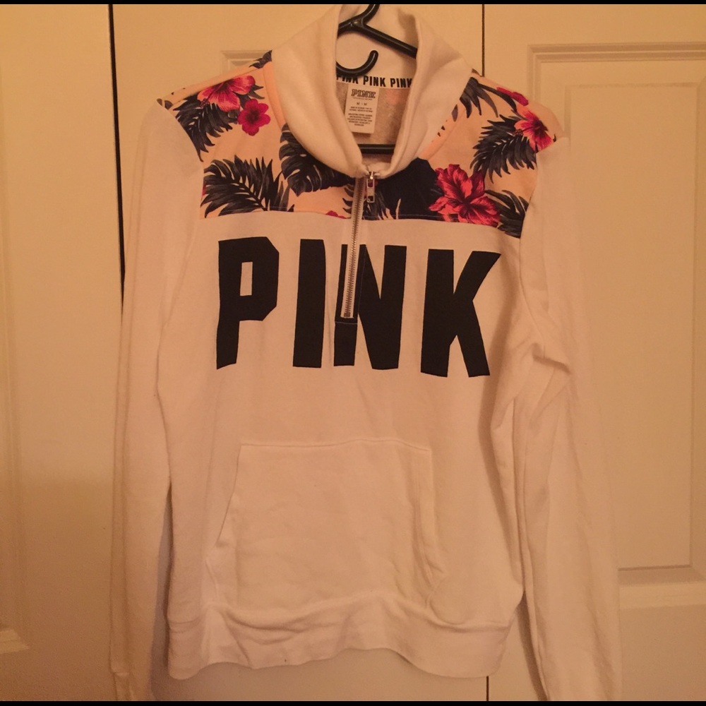 PINK Quarter Zip Hoodie
