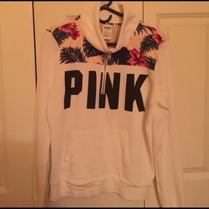 PINK Quarter Zip Hoodie