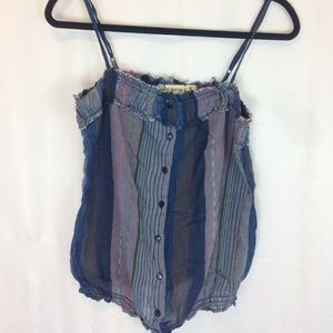 Striped Boho Tank Top