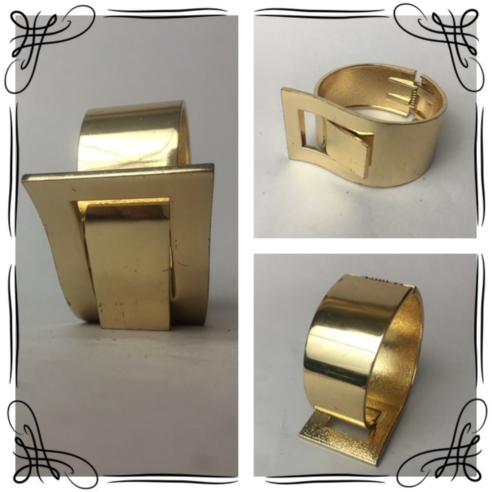 Golden Buckle Cuff - Picture 2 of 3