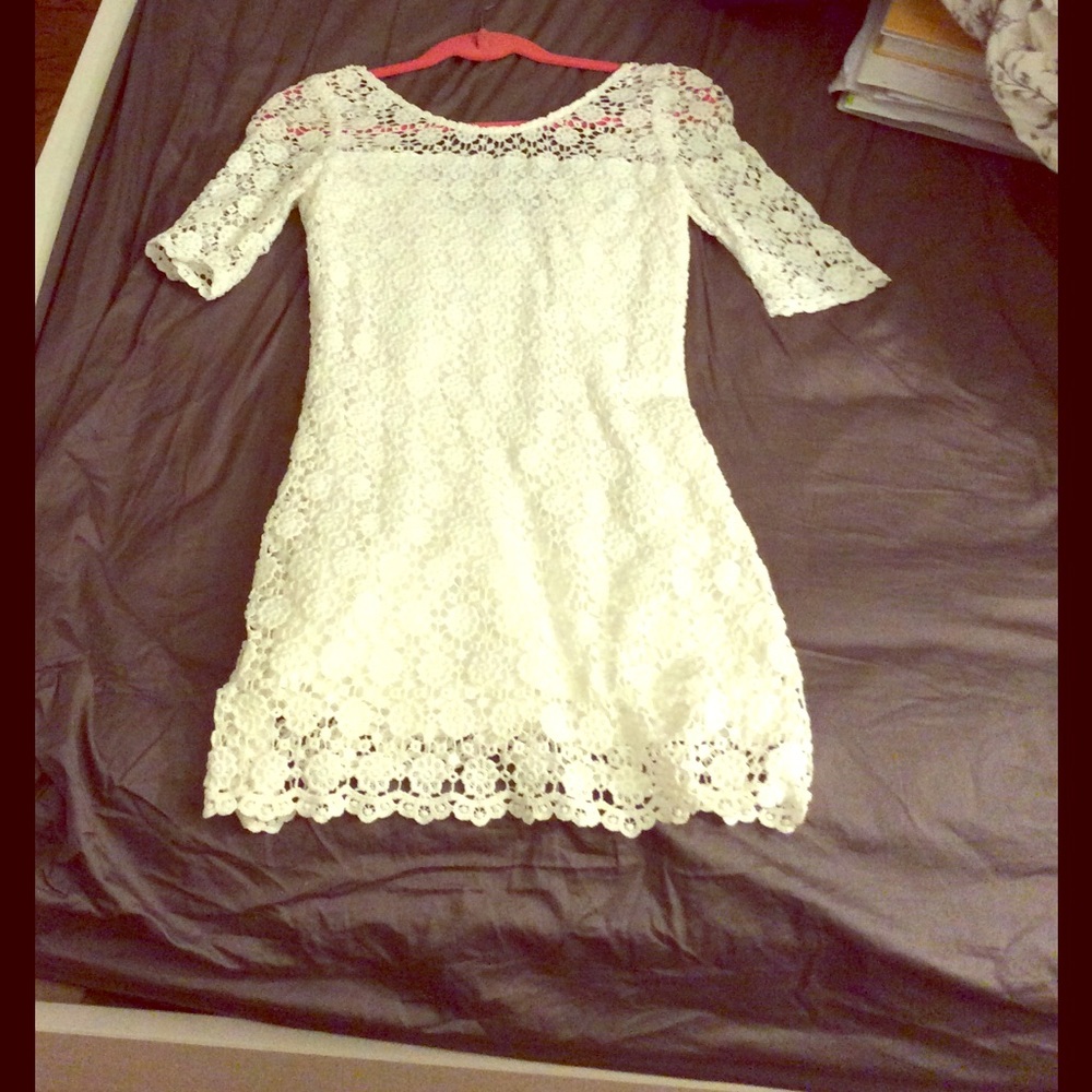 One day MOVING SALE! White mini dress