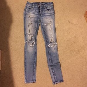 American eagle skinny jeans size 2
