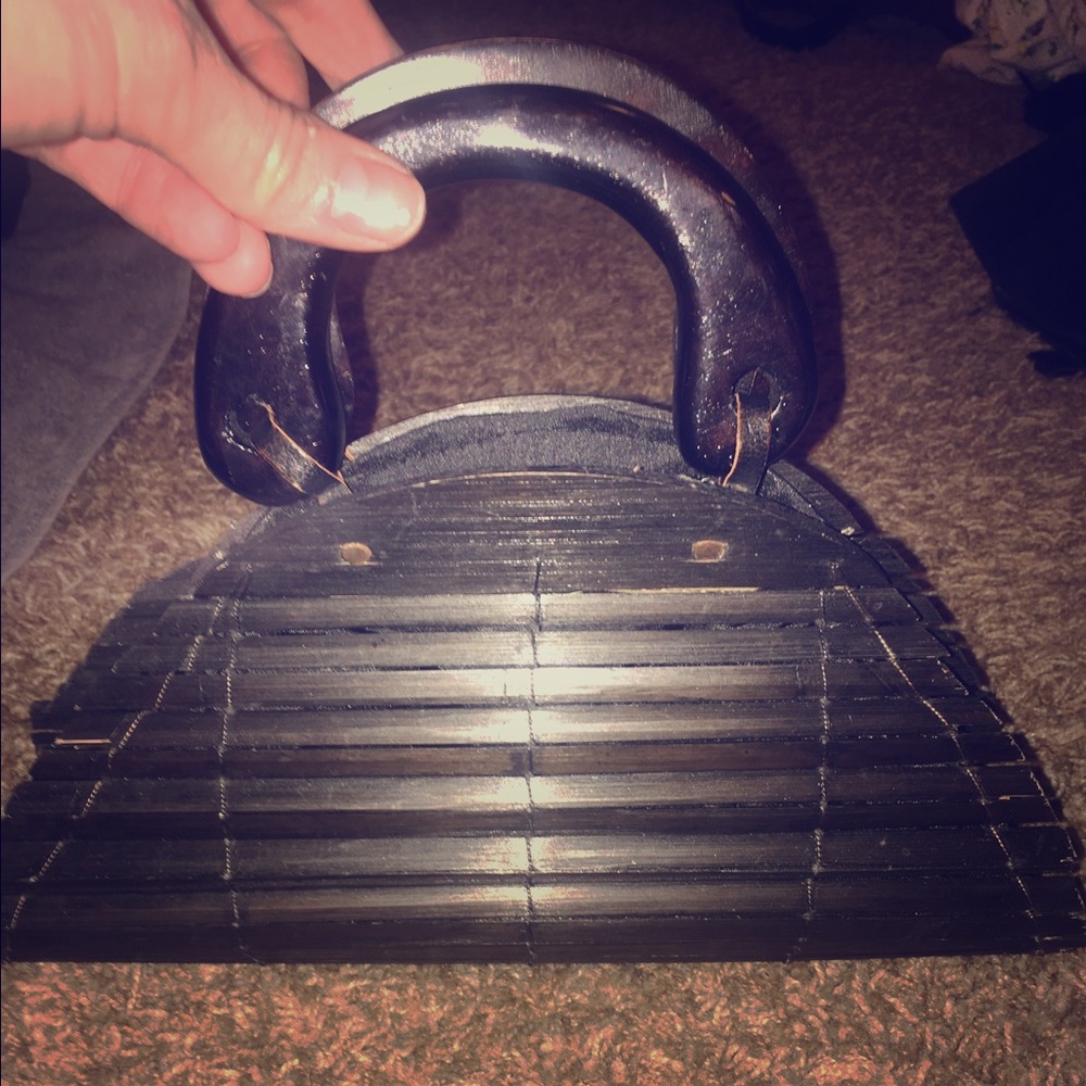 Wooden purse
