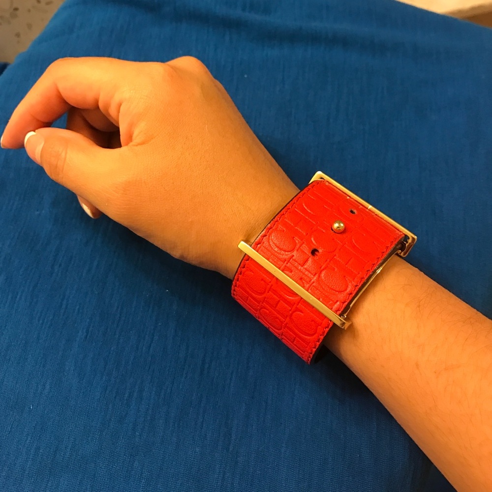 Original Carolina Herrera leather bracelet