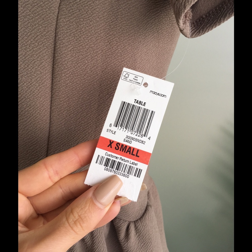 ❌SOLD❌ Bar III Peplum Top - Picture 5 of 5