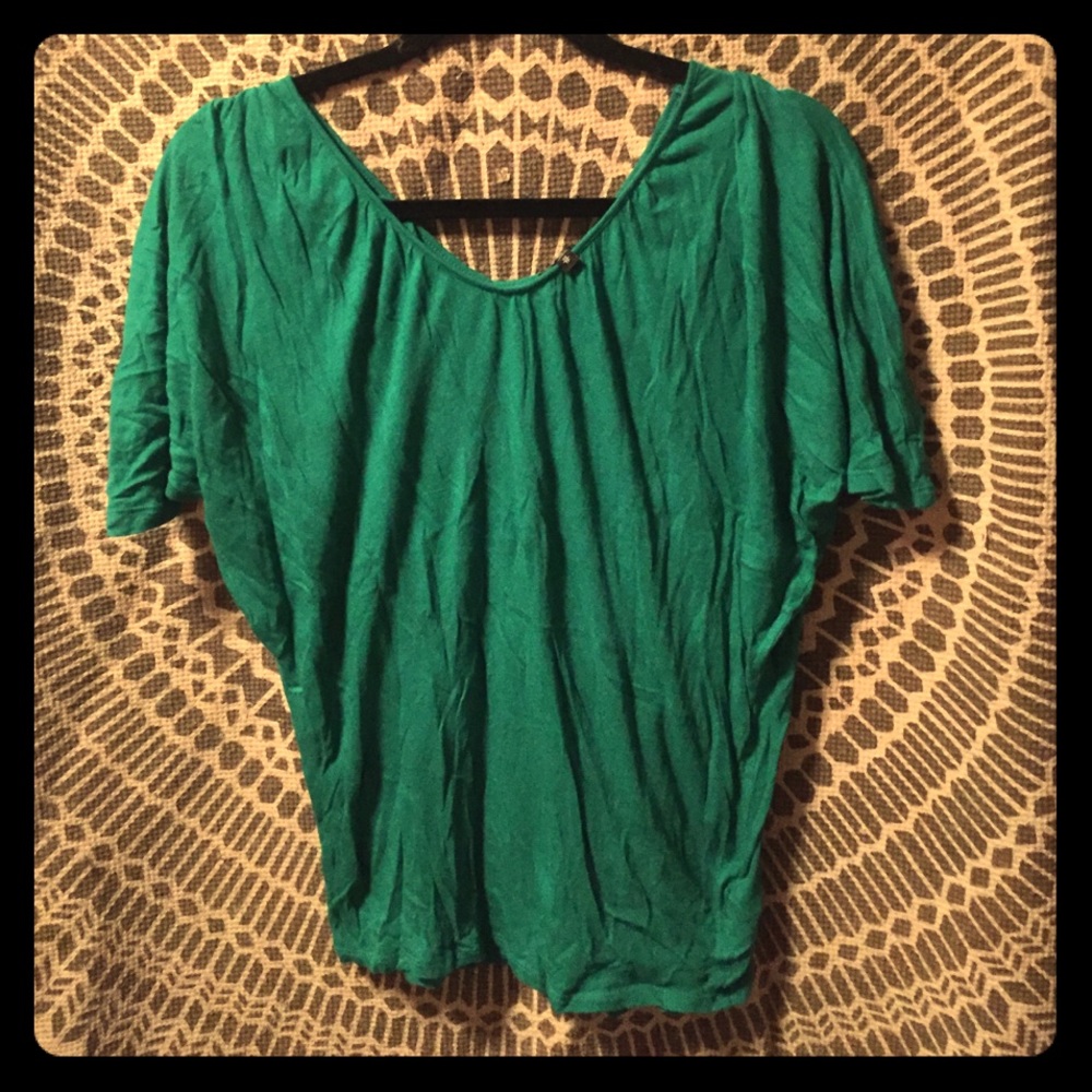 Express green top