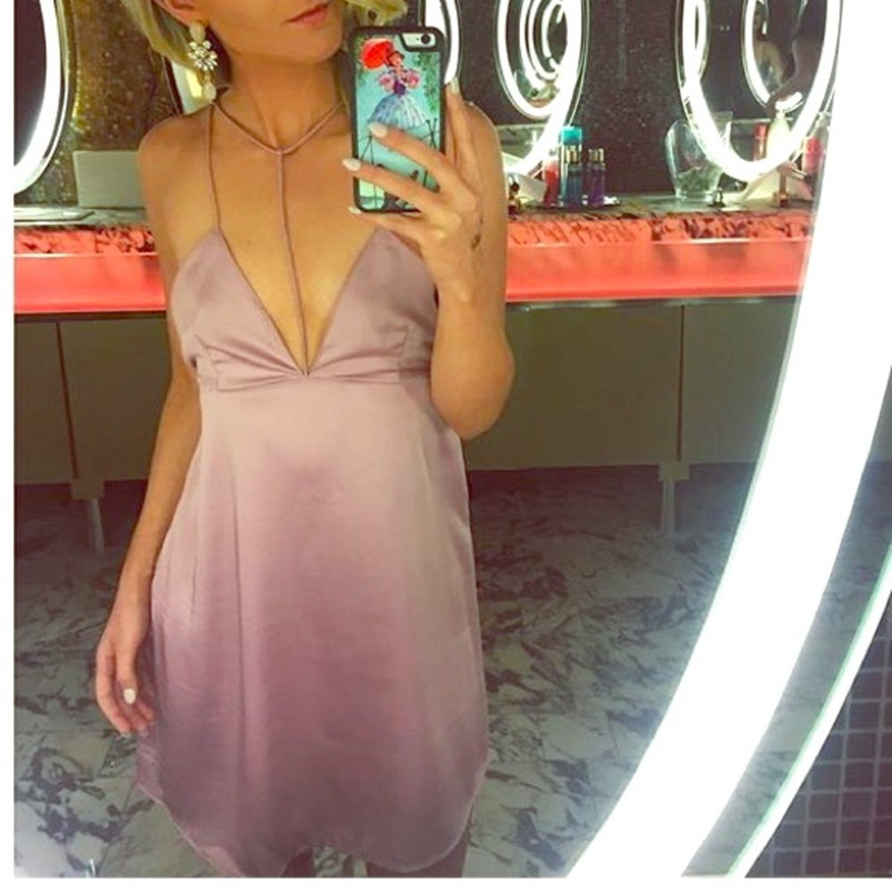 Nasty gal silk mini dress