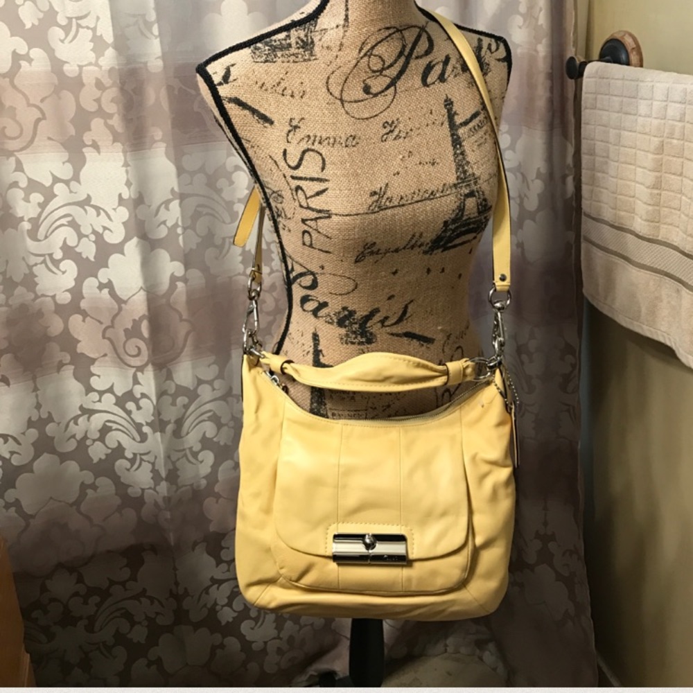Coach Peony Leather Kristin Hobo