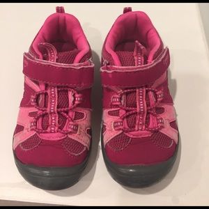 Oshkosh Girls Pink Velcro Sneakers