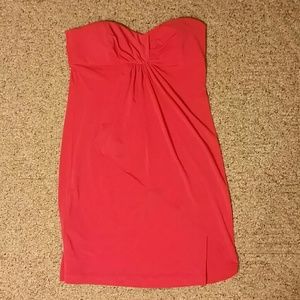 FINAL SALE!! BCBG red strapless dress