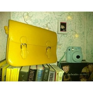 Mustard yellow satchel