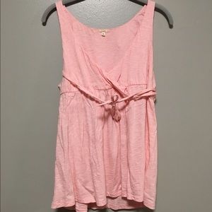 J Crew Cotton Slub Faux Wrap Camisole