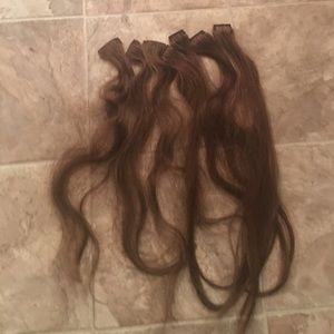 16 inch Lucy hair extensions chestnut brown