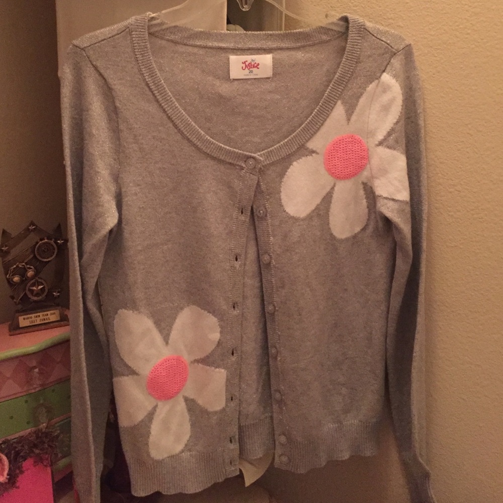 Justice cardigan sweater