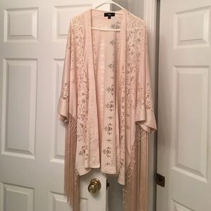Mossimo cream kimono