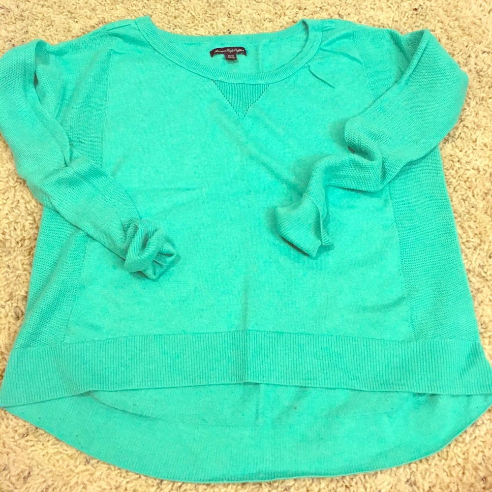 American eagle high low long sleeve.