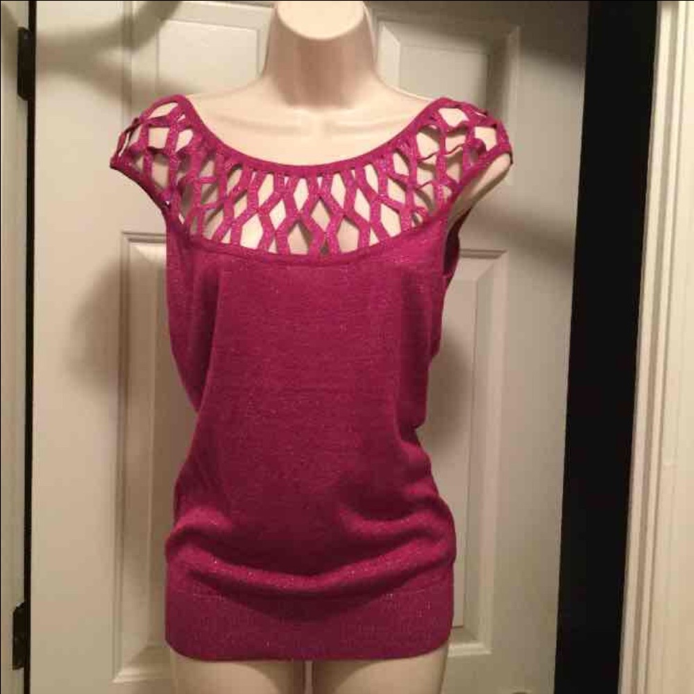 Pink Bebe blouse