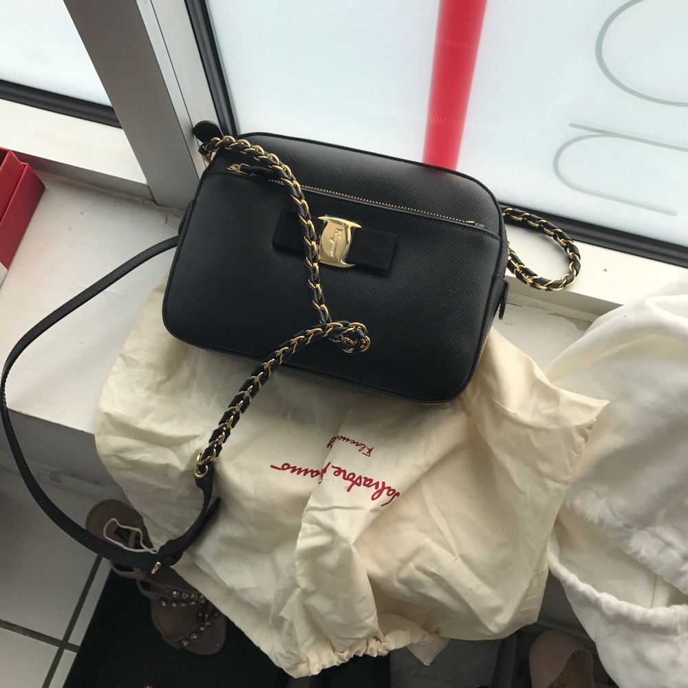 Brand new ferragamo cross body bag