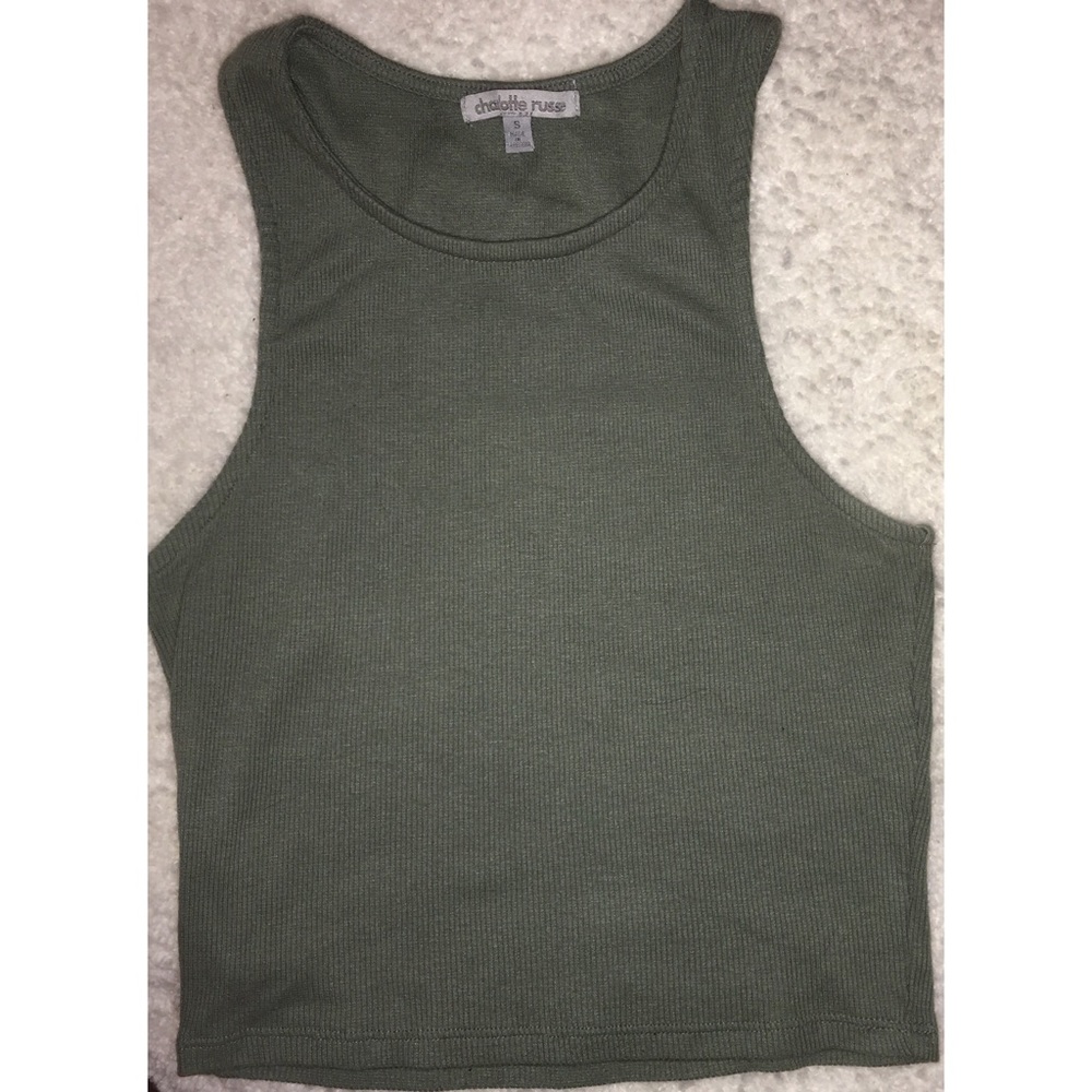 Army Green Crop Top!