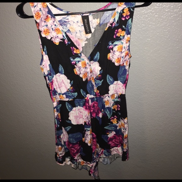 MINKPINK Ruffle Floral Romper - Picture 3 of 4