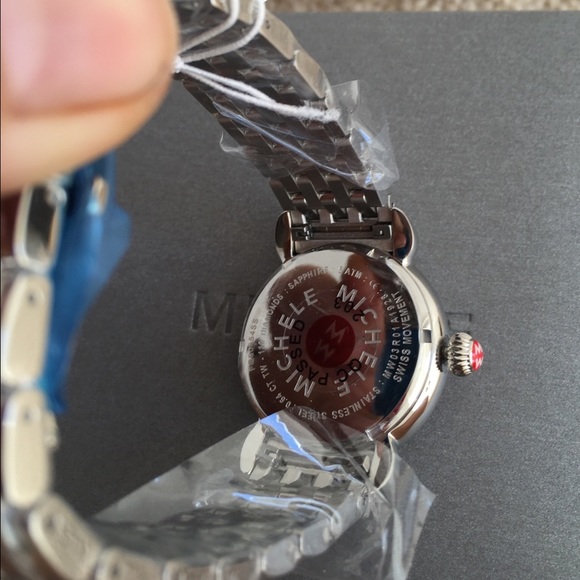 $2200 NWT Michele CSX-36 Diamond, BLACK Mosaic Mop
