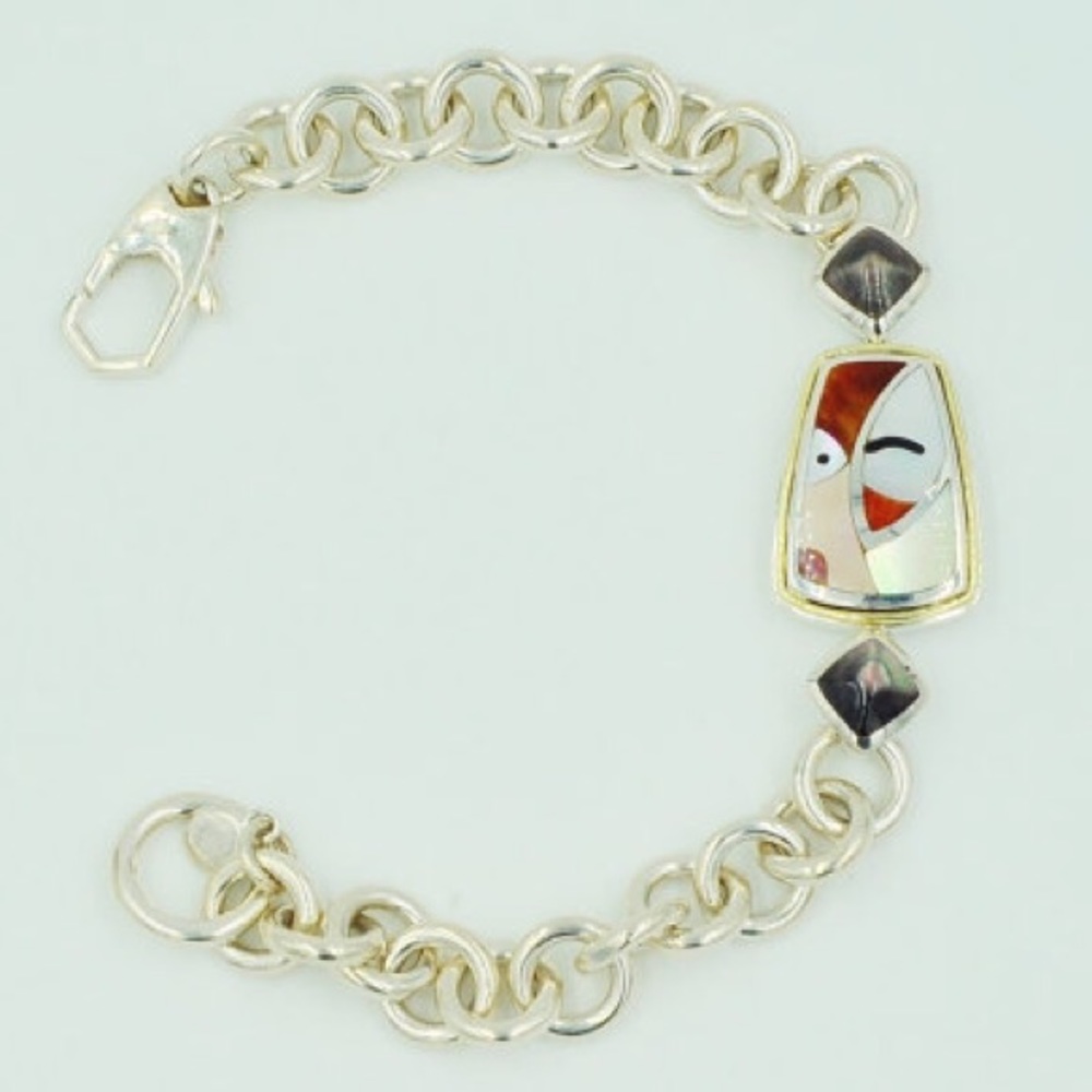 18K Gold Agate ASCH GROSSBRANDT Famous Designer