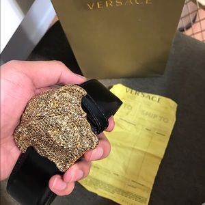 Crystal 3D Medusa Versace Belt