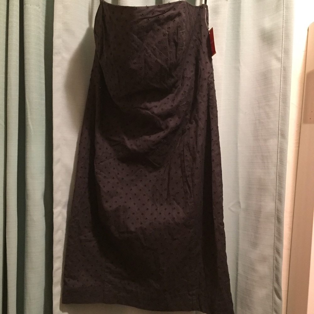 Isaac Mizrahi x Target Eyelet Strapless Dress