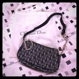 Used Dior navy handbag