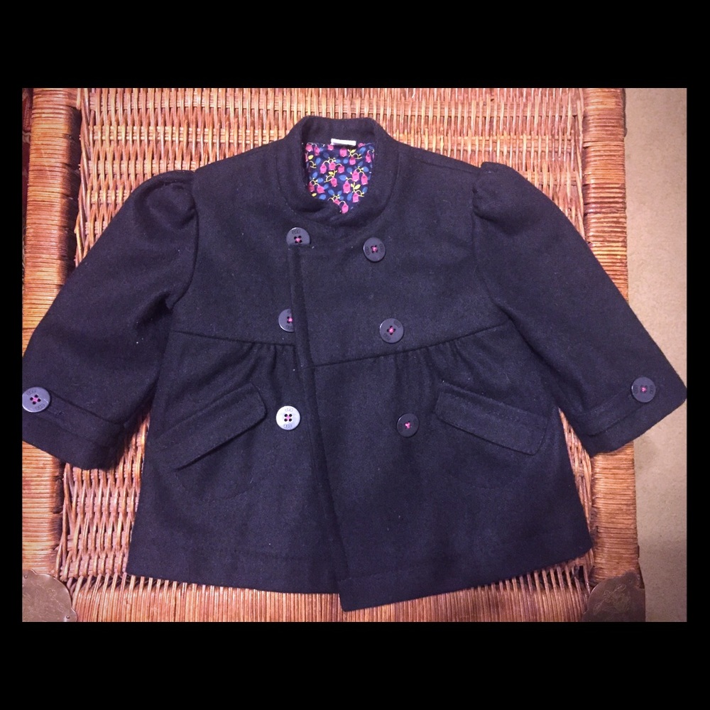 Navy Wool Pea Coat