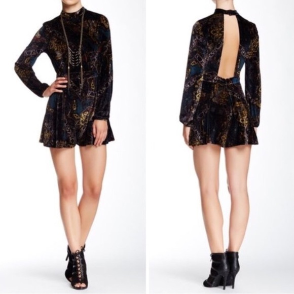 Free People Pants - NWOT Free People Velvet Romper