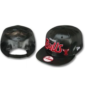 New Era Leather Chicago Bulls SnapBack