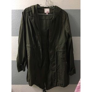 Olive Green Utility Jacket