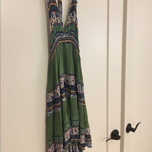 Bohemian halter dress