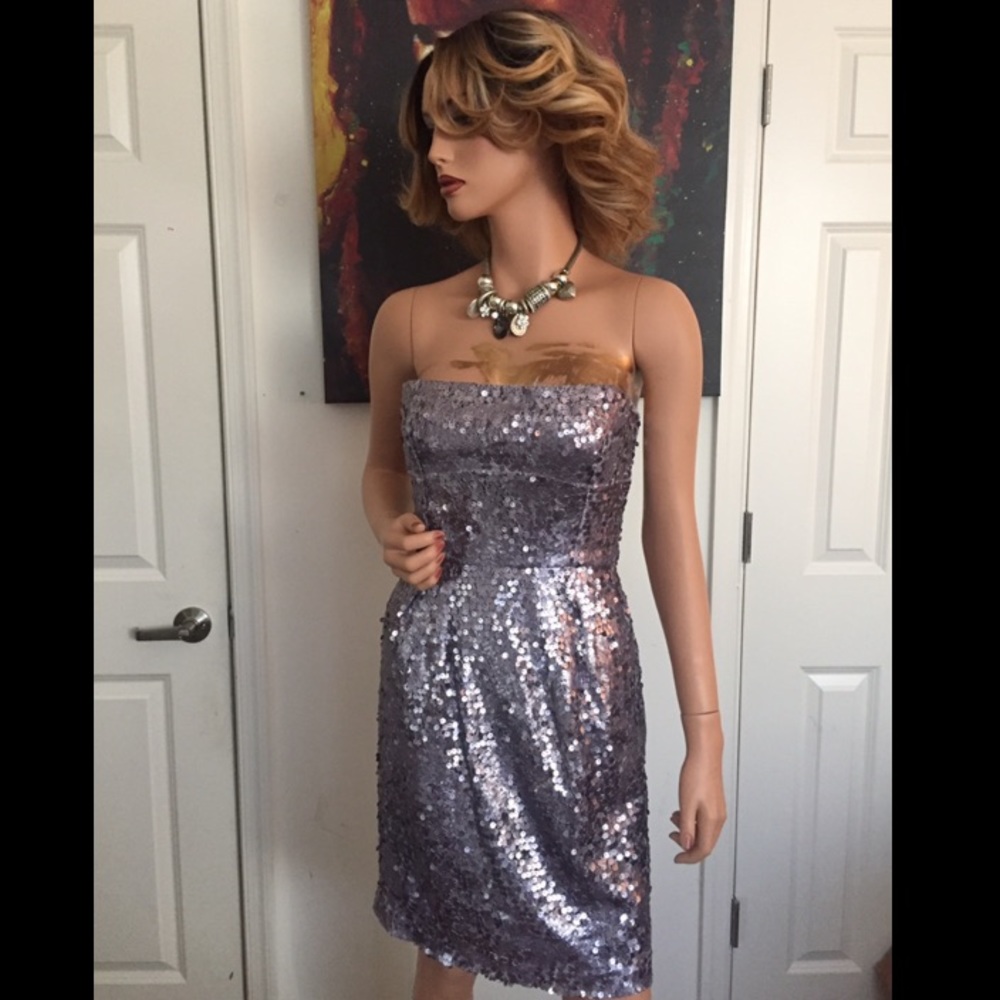 Sequins Lavender Dress