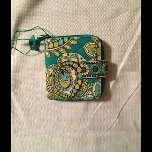 Vera Bradley Retired Mini Zip Around Wallet