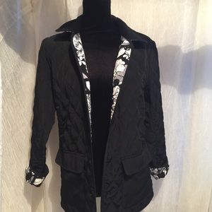 Susan Graver Quilted Floral Reversible Jacket - Cottagecore Chic