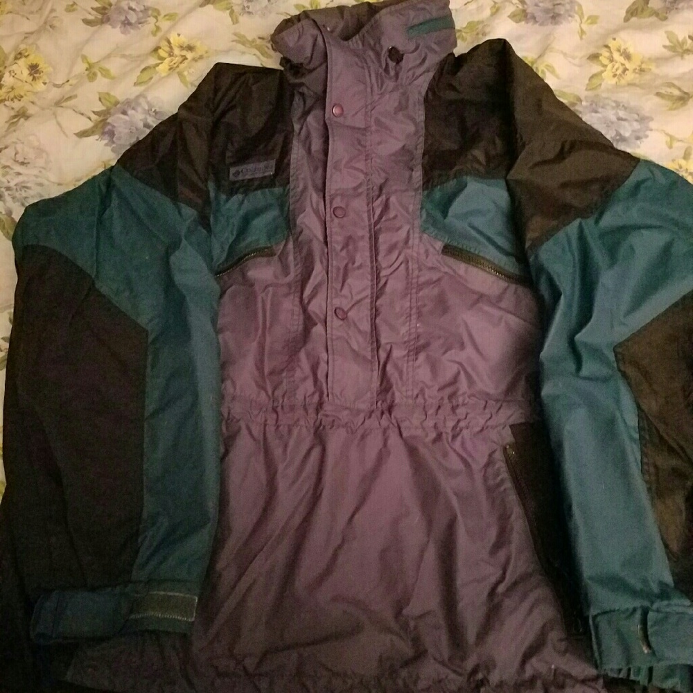 Mens vintage columbia shell