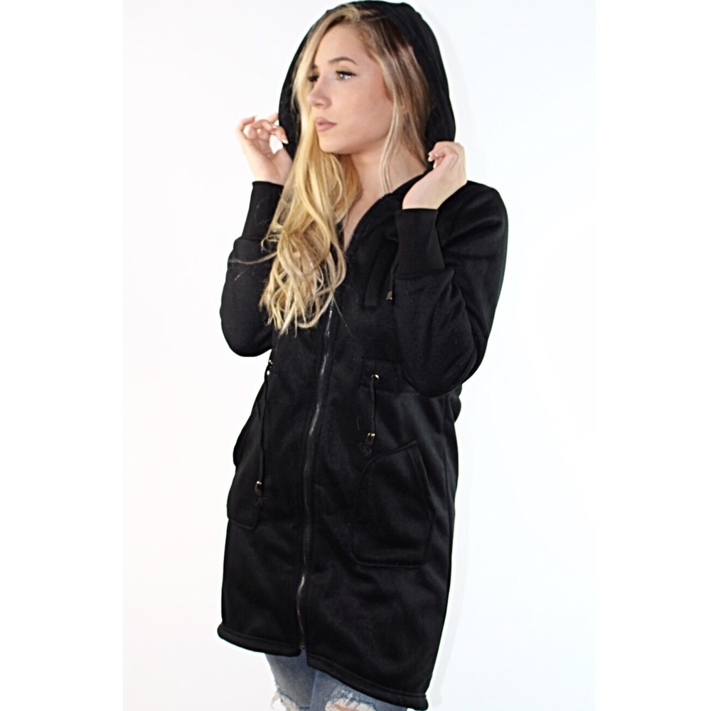 🎉Host PICK 🎉Drawstring Hooded Coat with Pockets