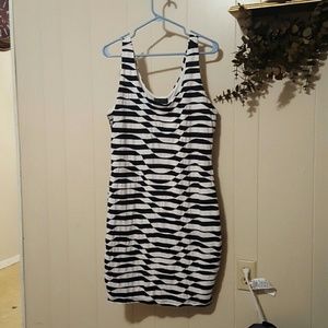 Black and white dress