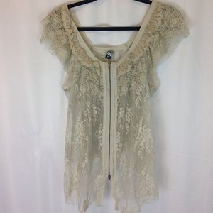 Free People Lace Blouse